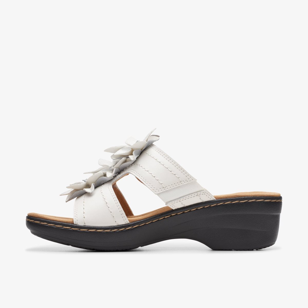 Clarks Merliah Raelyn White Leather White | 8470KJIGU