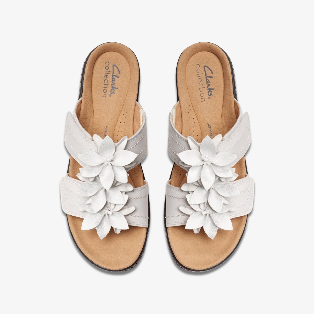 Clarks Merliah Raelyn White Leather White | 8470KJIGU