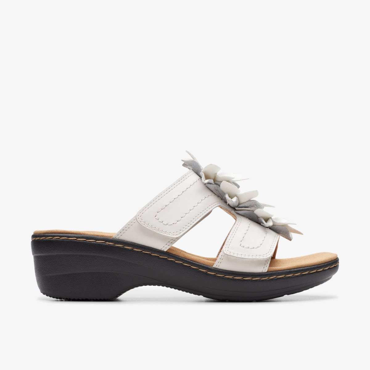 Clarks Merliah Raelyn White Leather White | 8470KJIGU