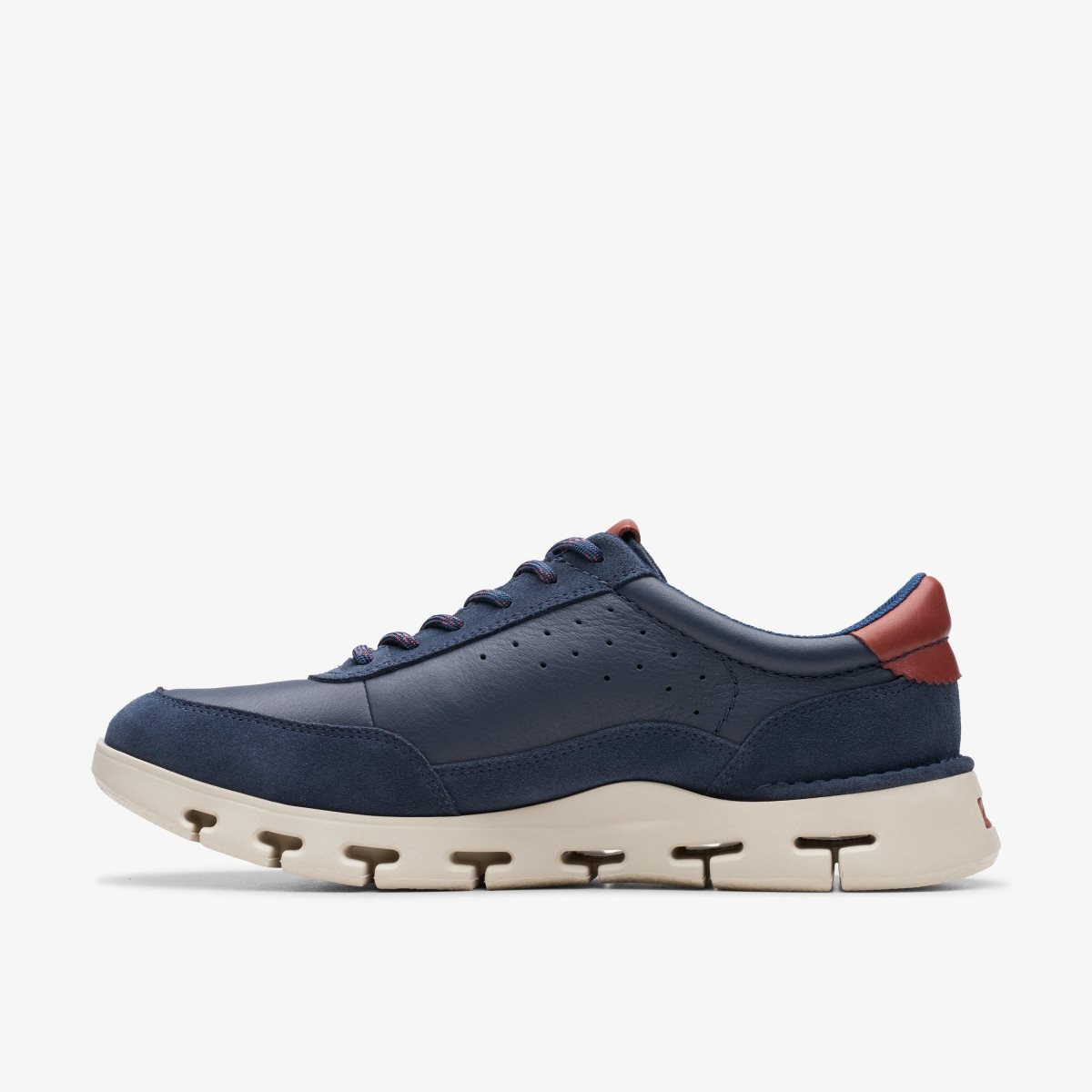 Clarks Nature X One Navy Leather Navy | 9643KXNLZ