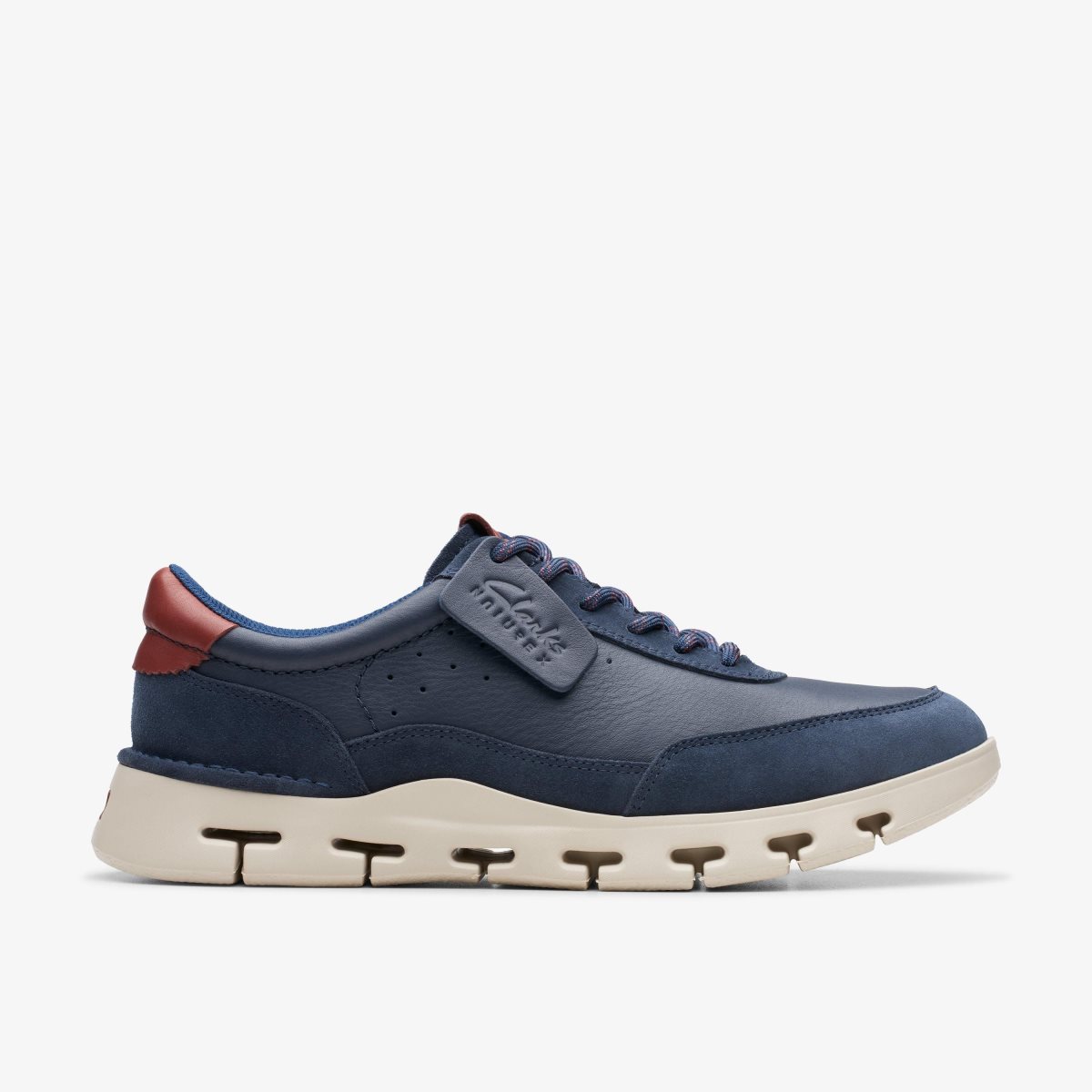 Clarks Nature X One Navy Leather Navy | 9643KXNLZ