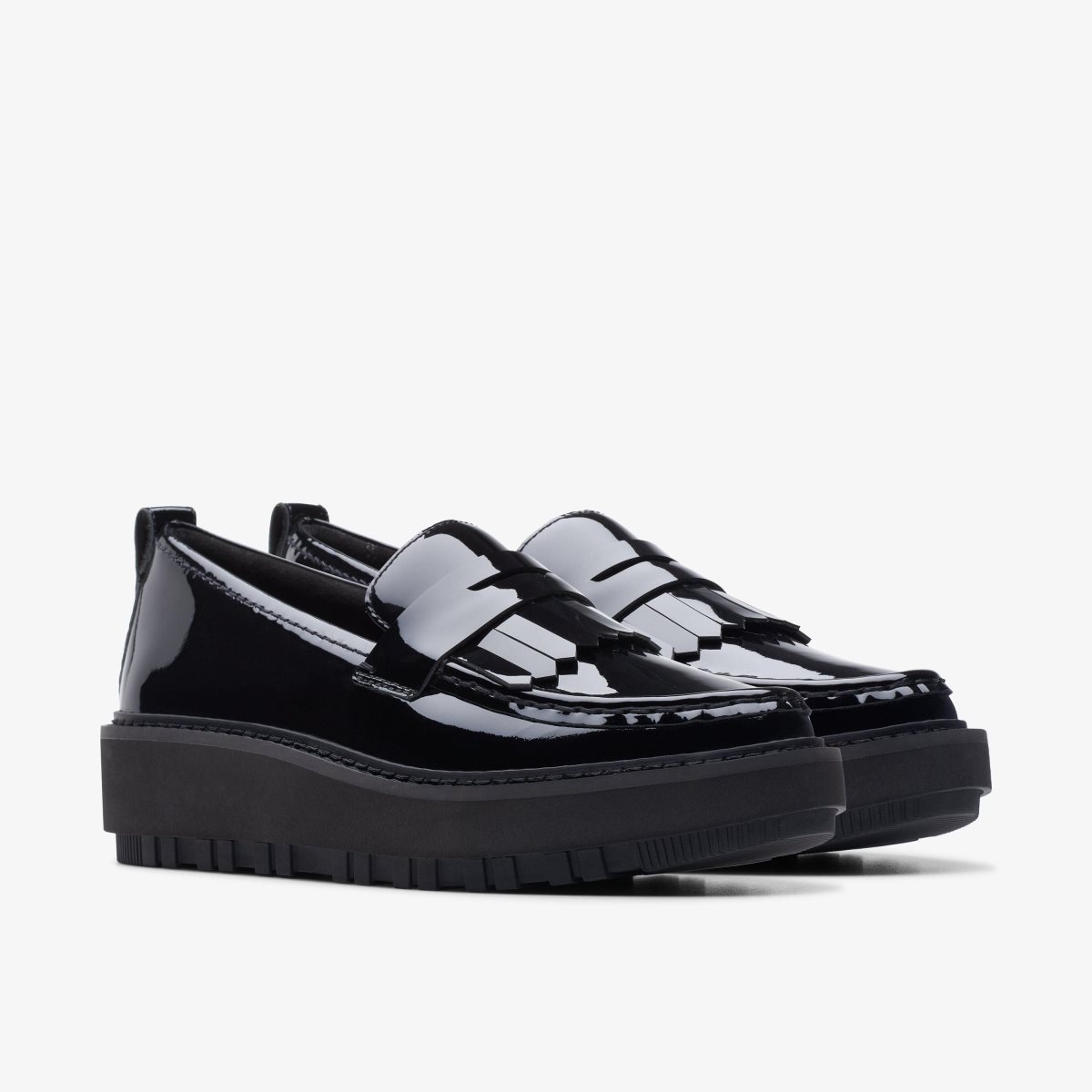 Clarks Orianna Loafer Black Patent Leather Black | 2973NYIUF