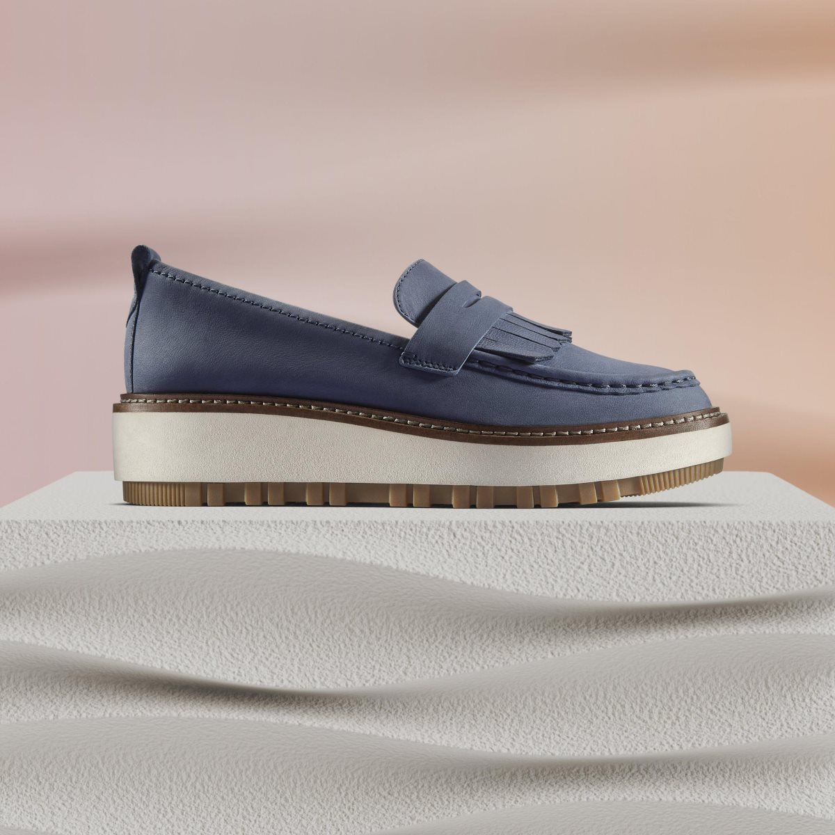 Clarks Orianna Loafer Navy Nubuck Navy | 6430COSLU