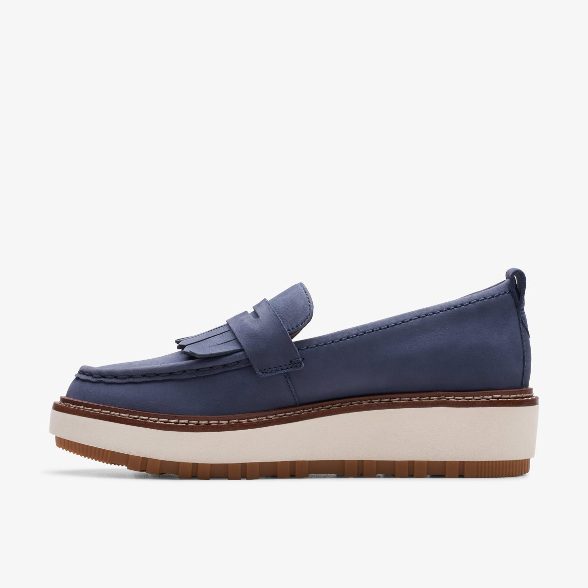 Clarks Orianna Loafer Navy Nubuck Navy | 6430COSLU