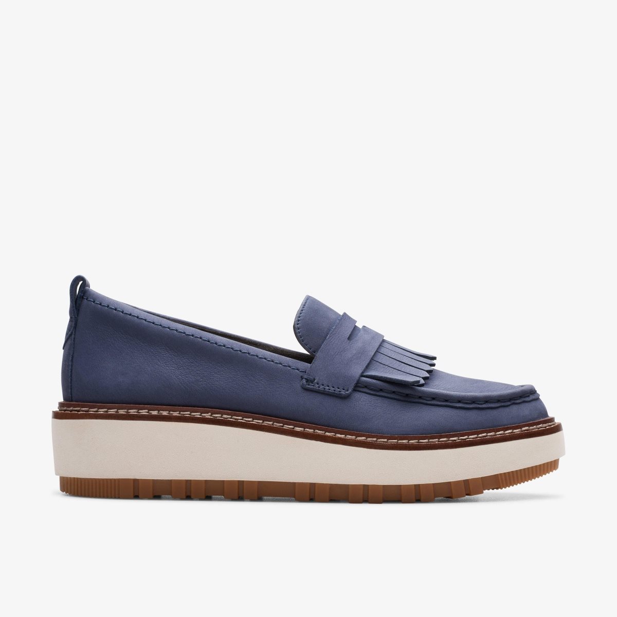 Clarks Orianna Loafer Navy Nubuck Navy | 6430COSLU