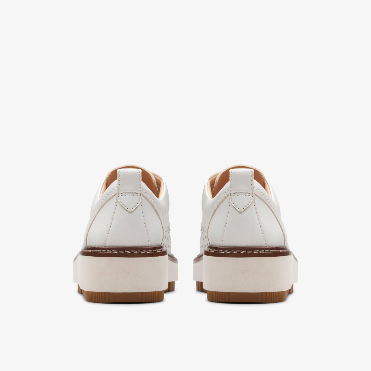 Clarks Orianna Move Off White Leather White | 1956ANYRD