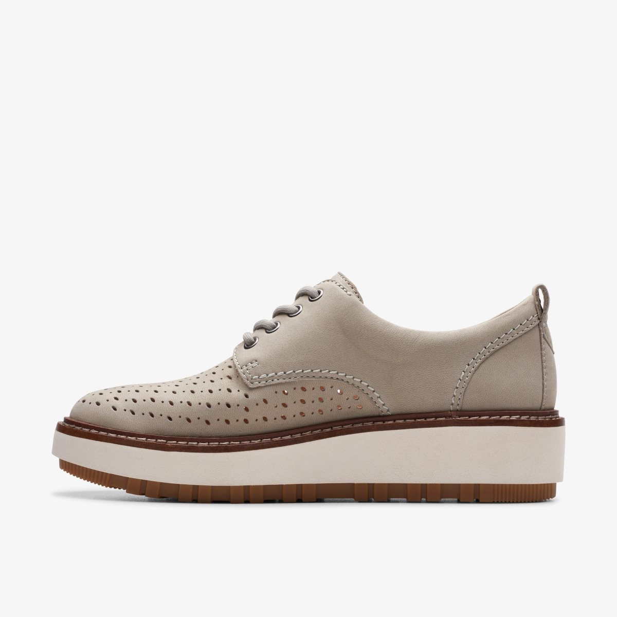 Clarks Orianna Move Stone Nubuck Grey | 7562GZSBT