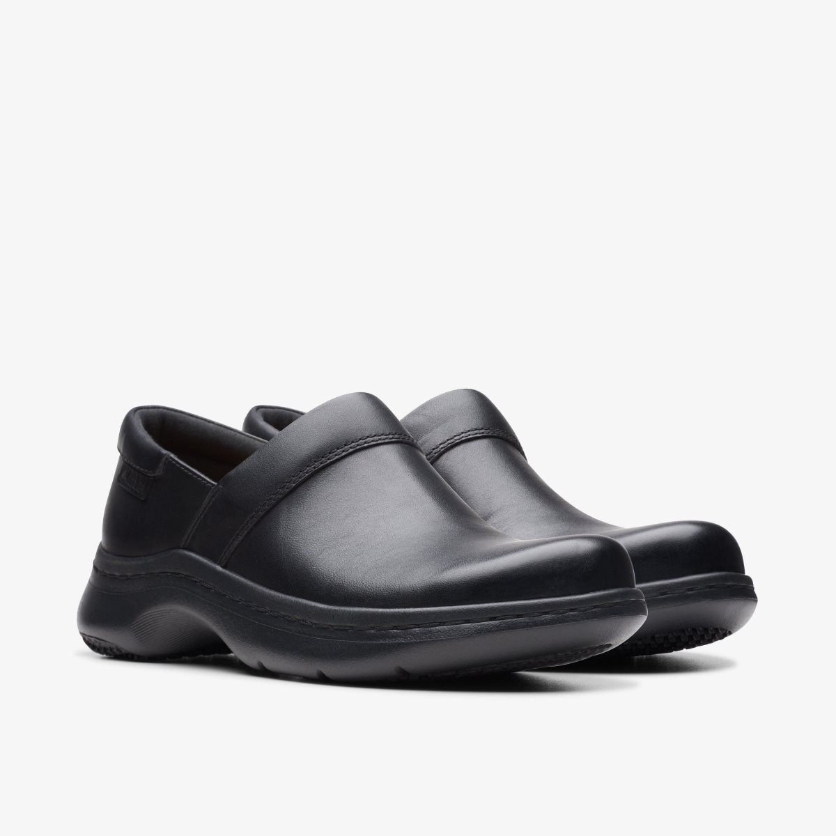 Clarks Pro Gem Black Leather Black | 1290LYJCX