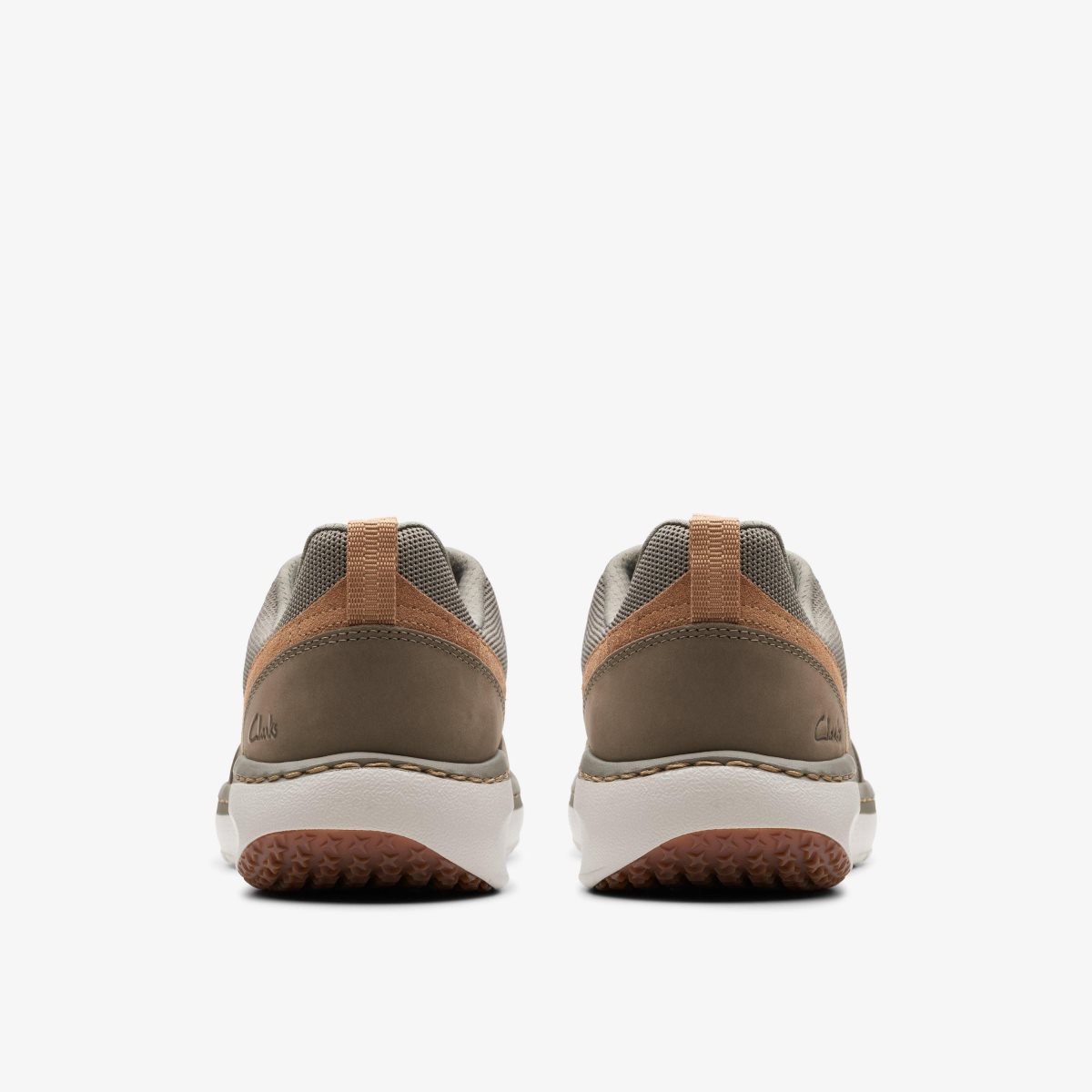 Clarks Pro Knit Stone Combination Grey | 7391HKPEW