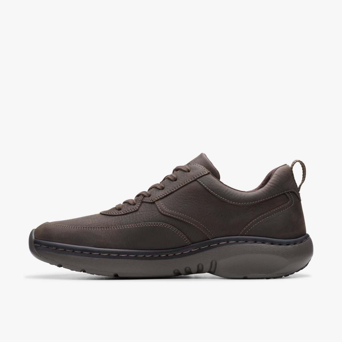 Clarks Pro Lace Dark Brown Tumbled Dark Brown | 1689NICDV