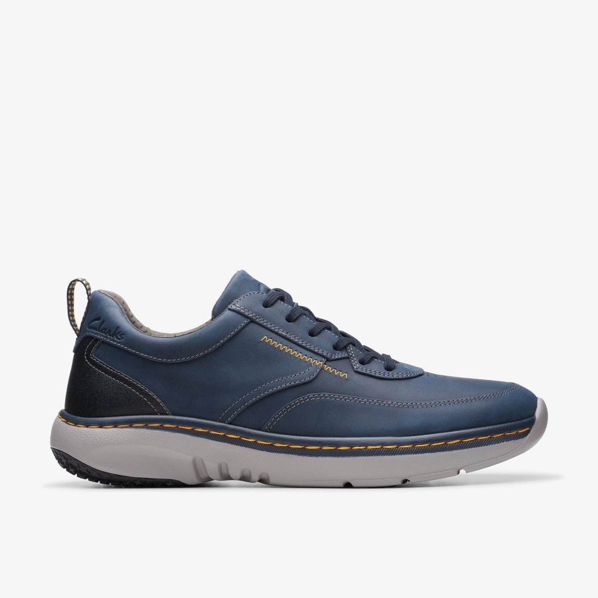 Clarks Pro Lace Navy Leather Navy | 3826WZVNT