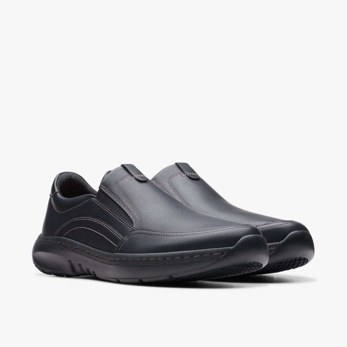 Clarks Pro Step Black Leather Black | 3072KIUEZ