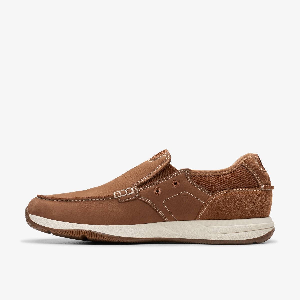 Clarks Sailview Step Light Tan Nubuck Light Brown | 7563HBVAT