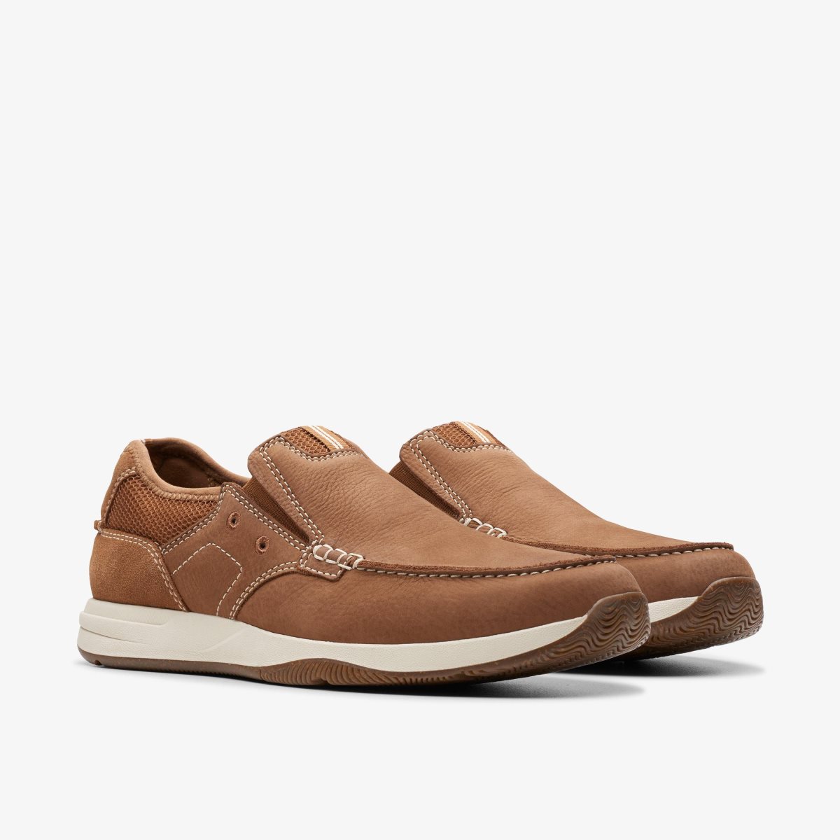 Clarks Sailview Step Light Tan Nubuck Light Brown | 7563HBVAT