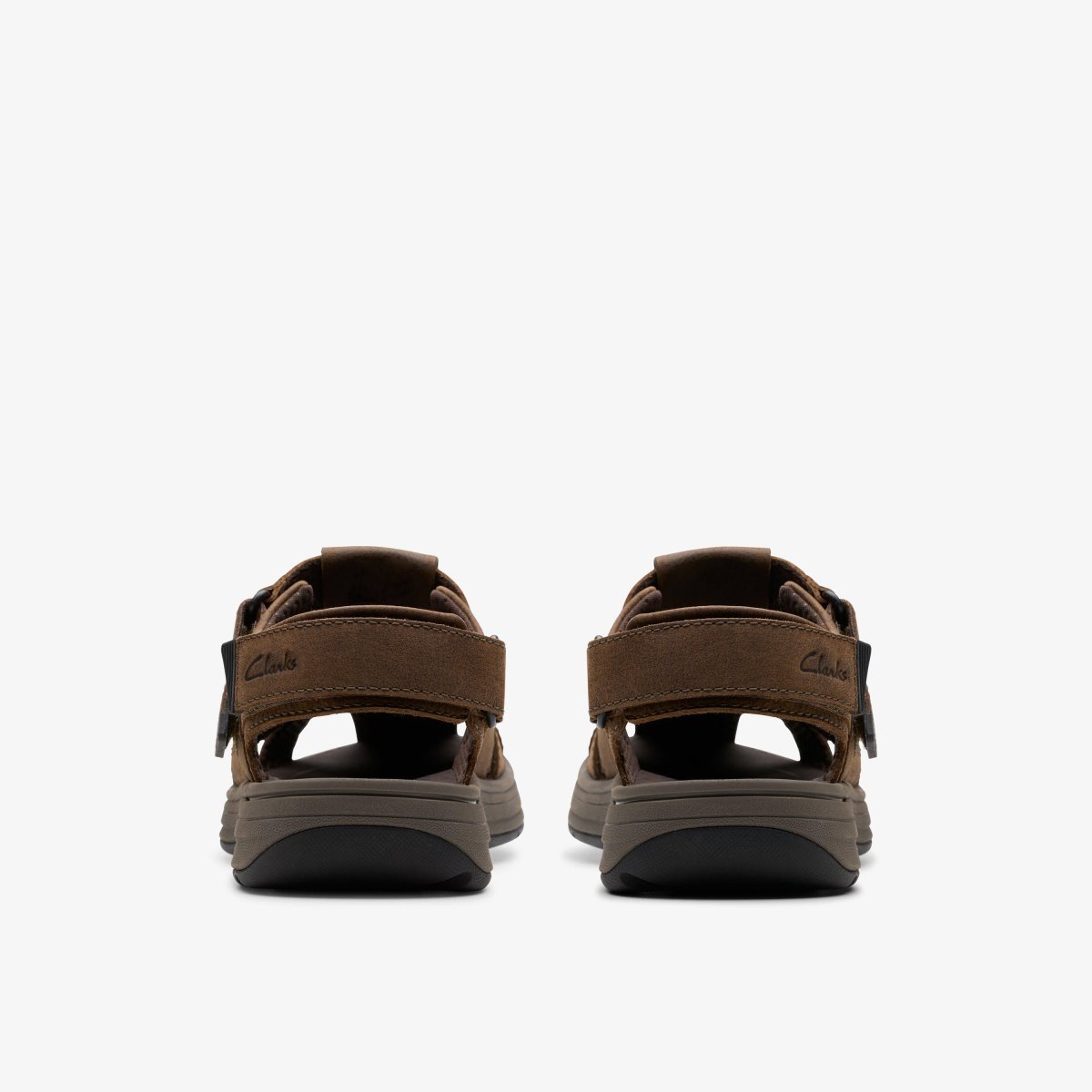 Clarks Saltway Cove Dark Brown Leather Dark Brown | 5140QJHEC