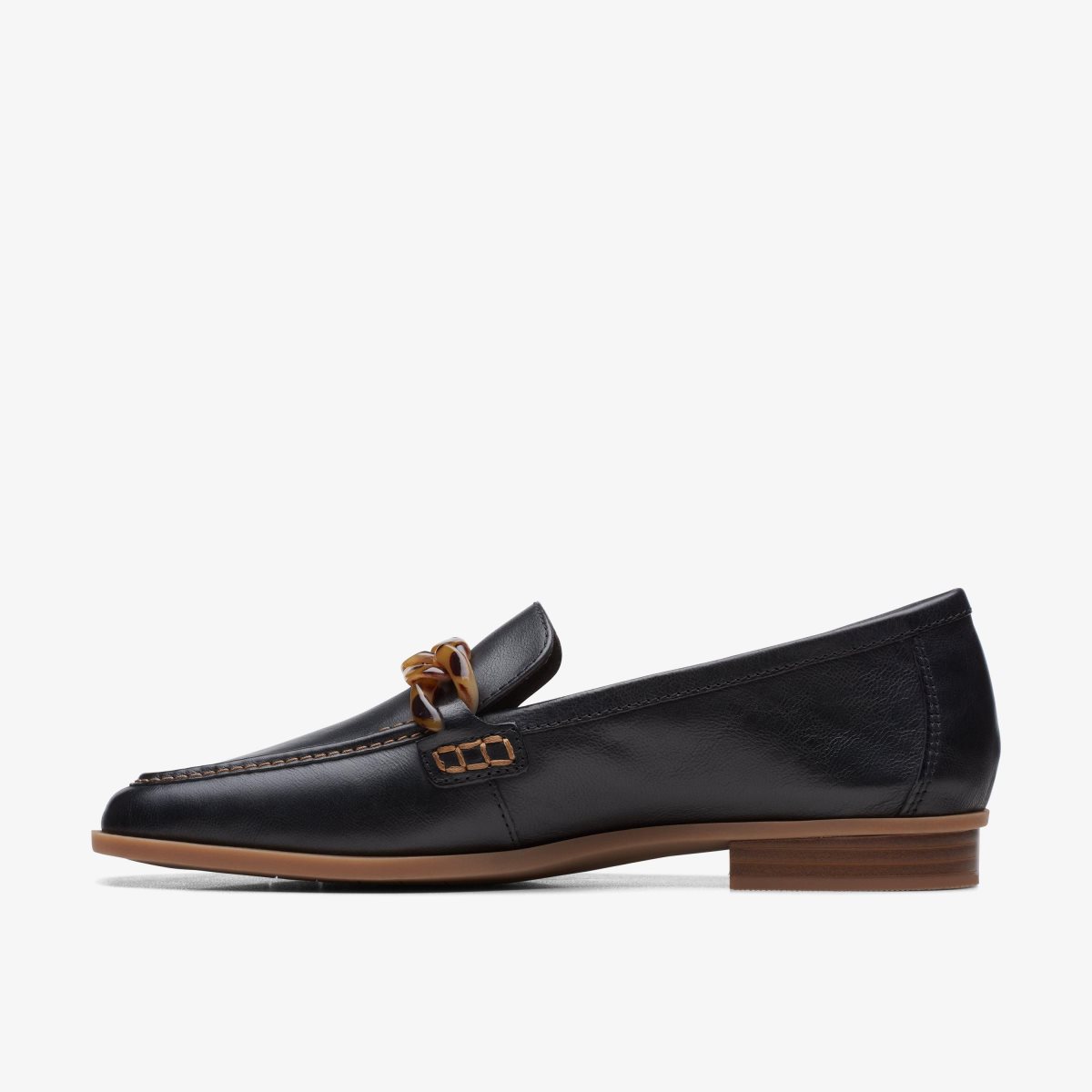 Clarks Sarafyna Iris Black Leather Black | 8365CQYNS