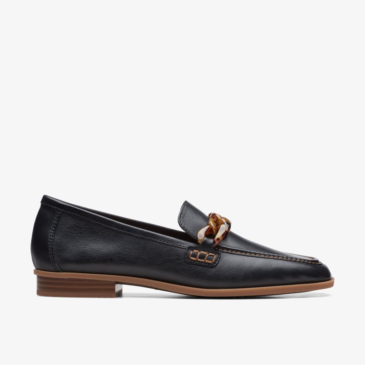 Clarks Sarafyna Iris Black Leather Black | 8365CQYNS