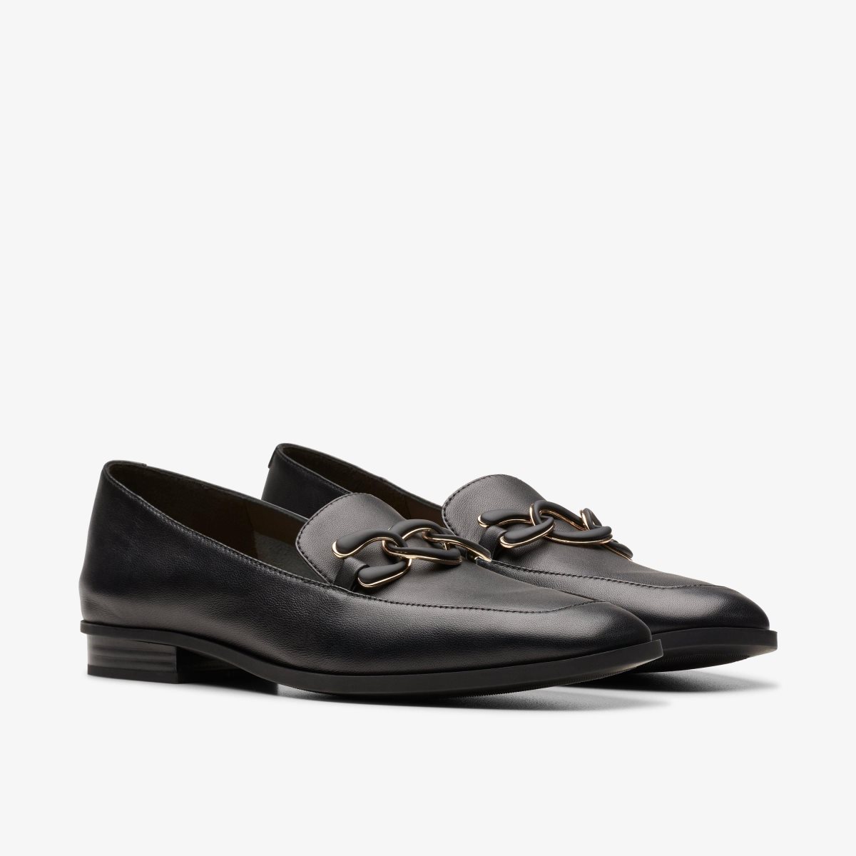 Clarks Sarafyna Rae Black Leather Black | 2350CEFQT