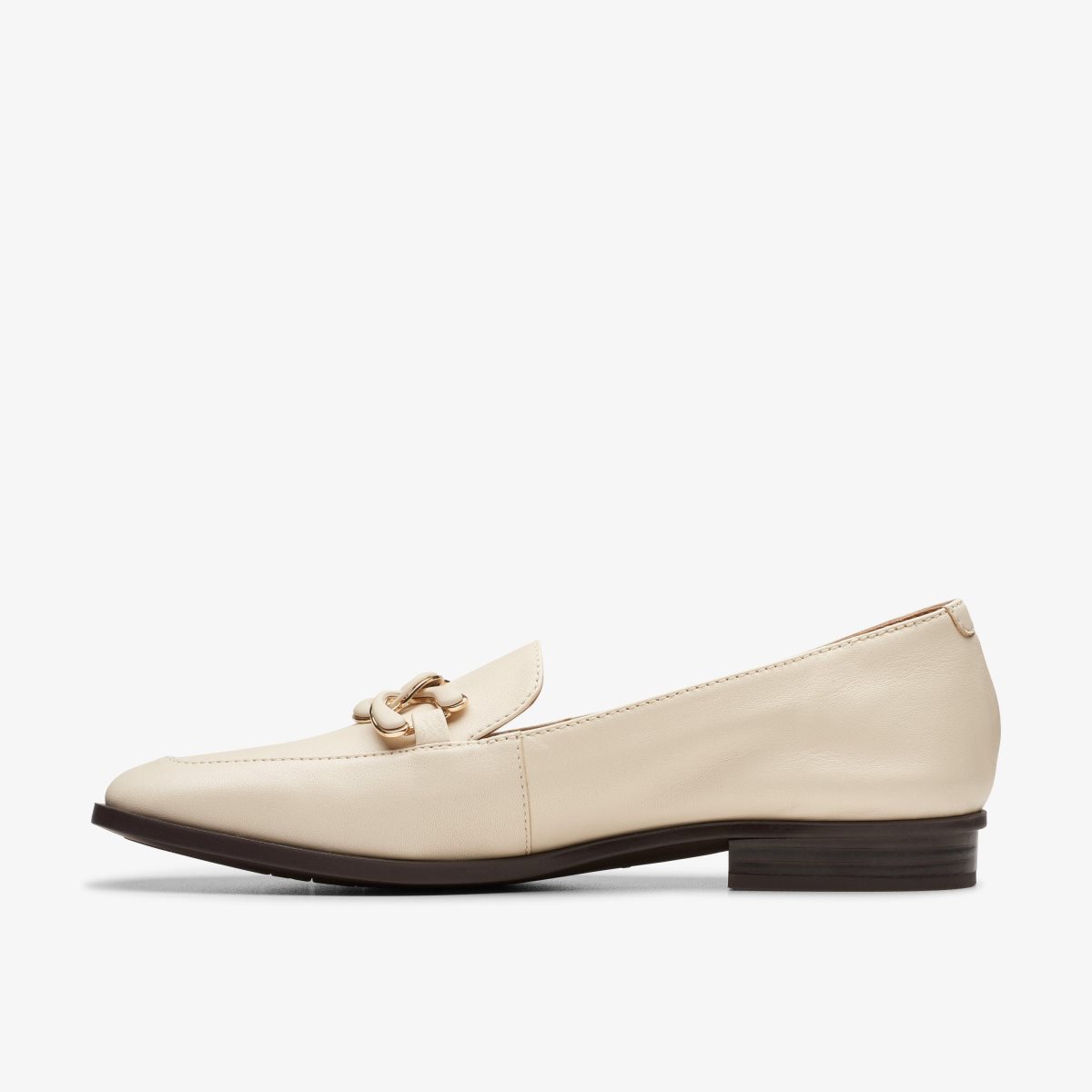 Clarks Sarafyna Rae Ivory Leather White | 1240HXZDU