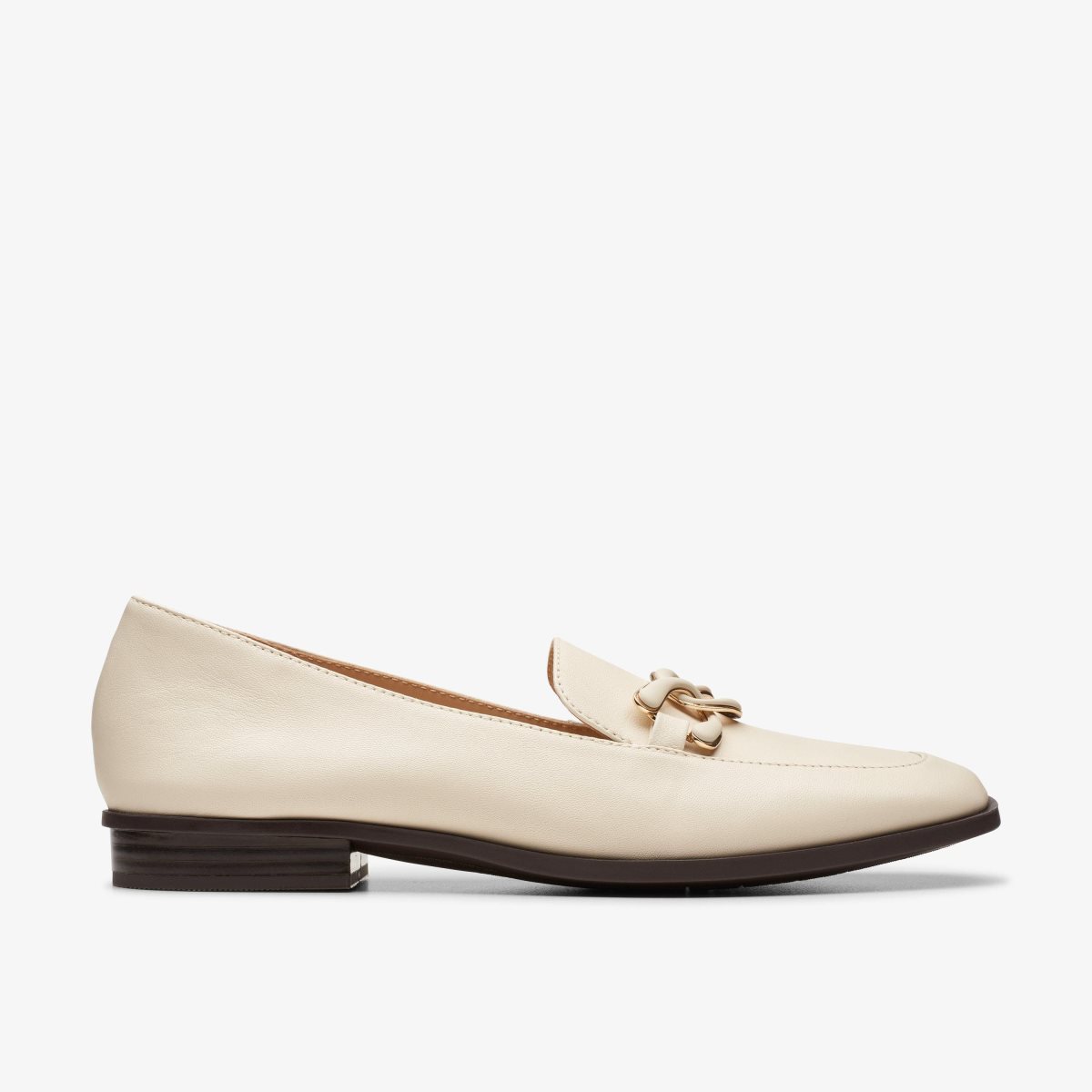 Clarks Sarafyna Rae Ivory Leather White | 1240HXZDU