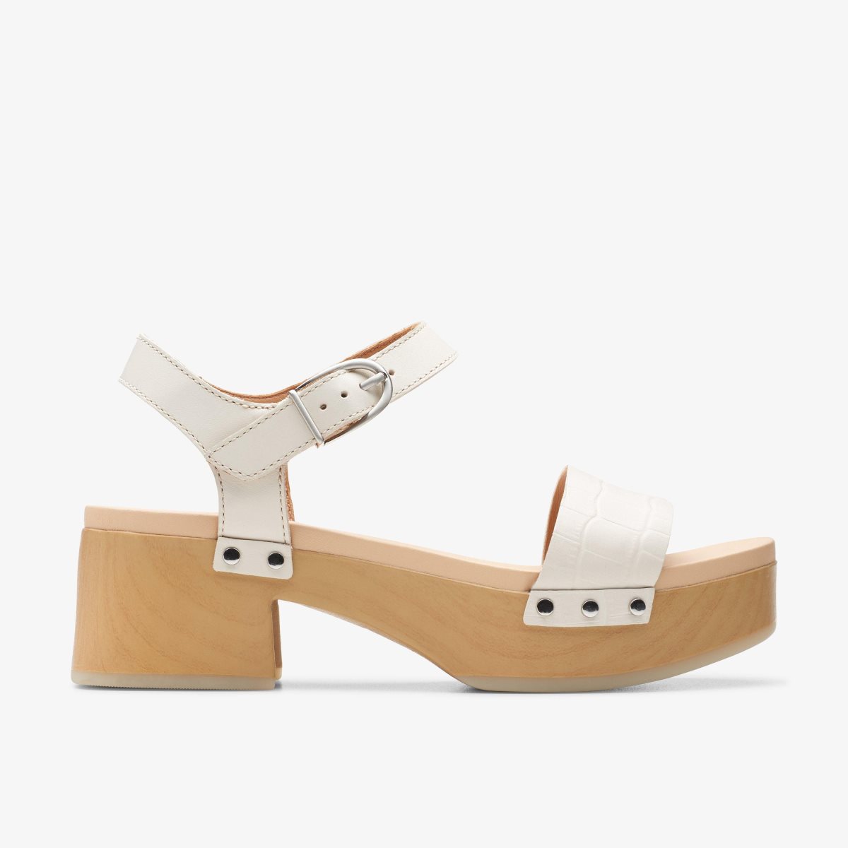 Clarks Sivanne Bay Ivory Interest White | 0829JTARP