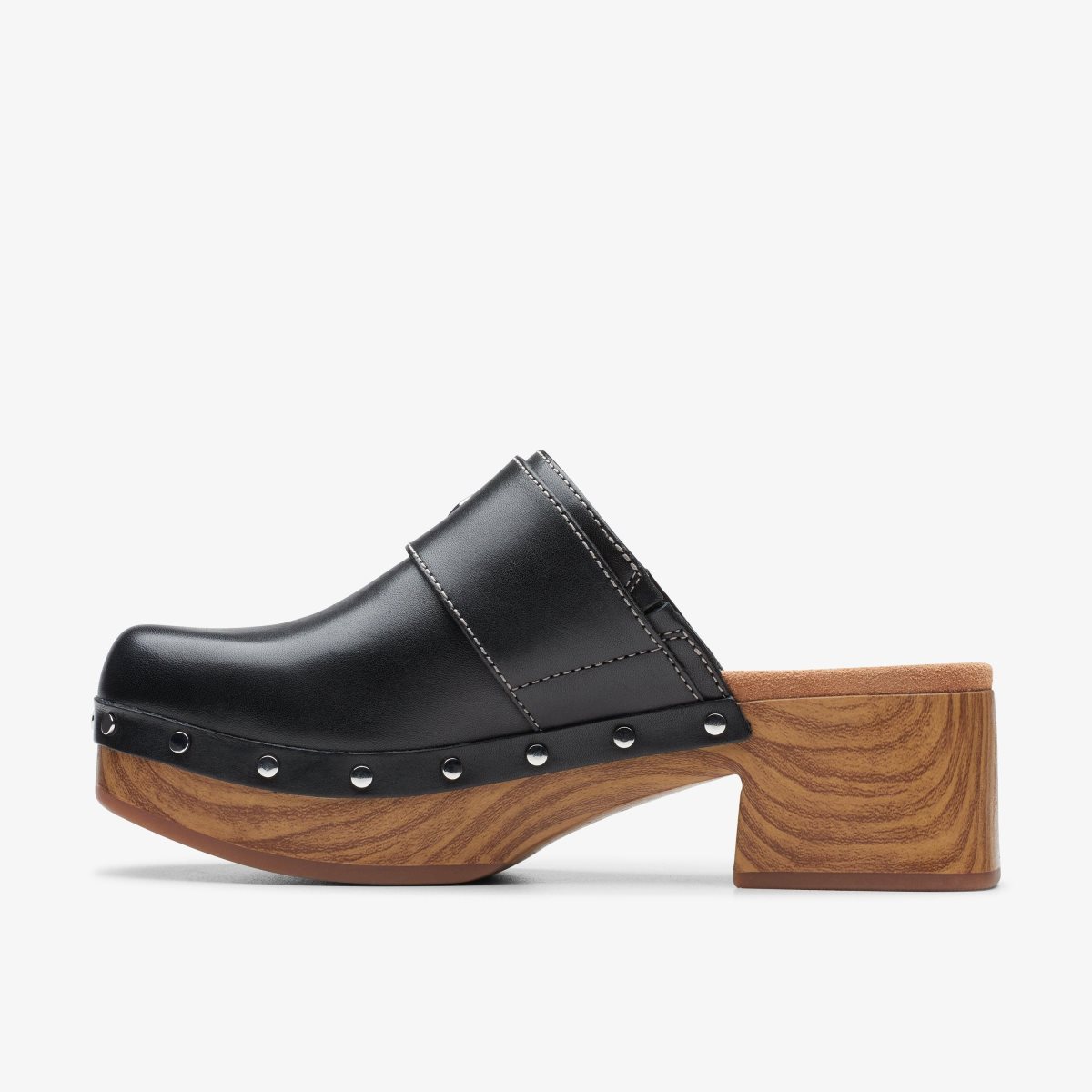 Clarks Sivanne Sun Black Leather Black | 7068XBQFN