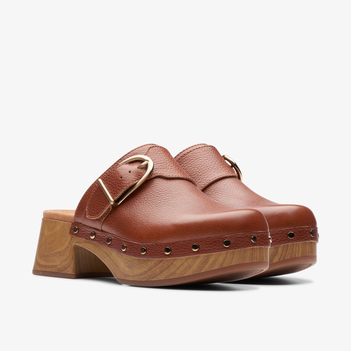 Clarks Sivanne Sun Tan Leather Brown | 6829KWQRM