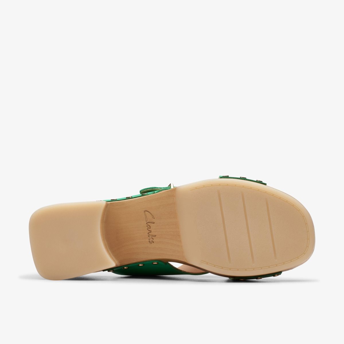 Clarks Sivanne Walk Green Leather Green | 6238UAPQD