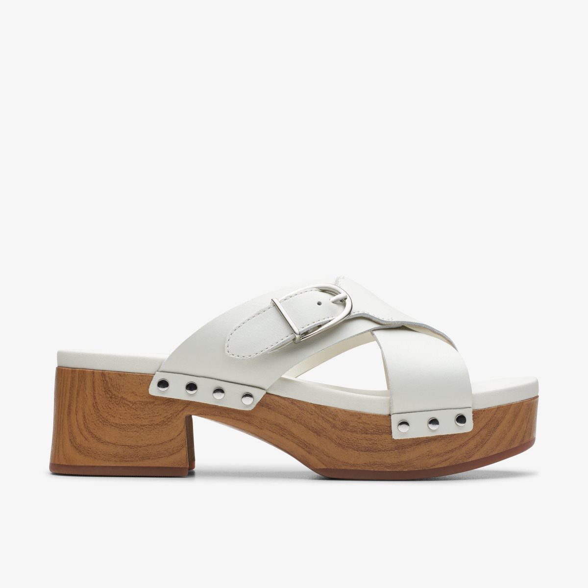 Clarks Sivanne Walk Off White Leather White | 9172LTMXY