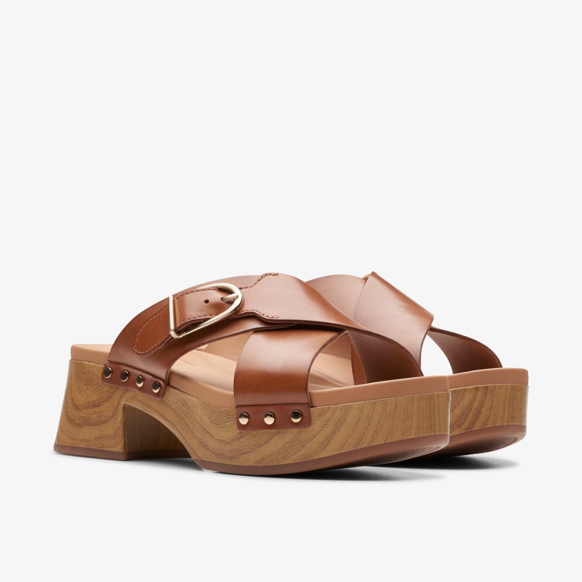 Clarks Sivanne Walk Tan Leather Brown | 8125BJNAI