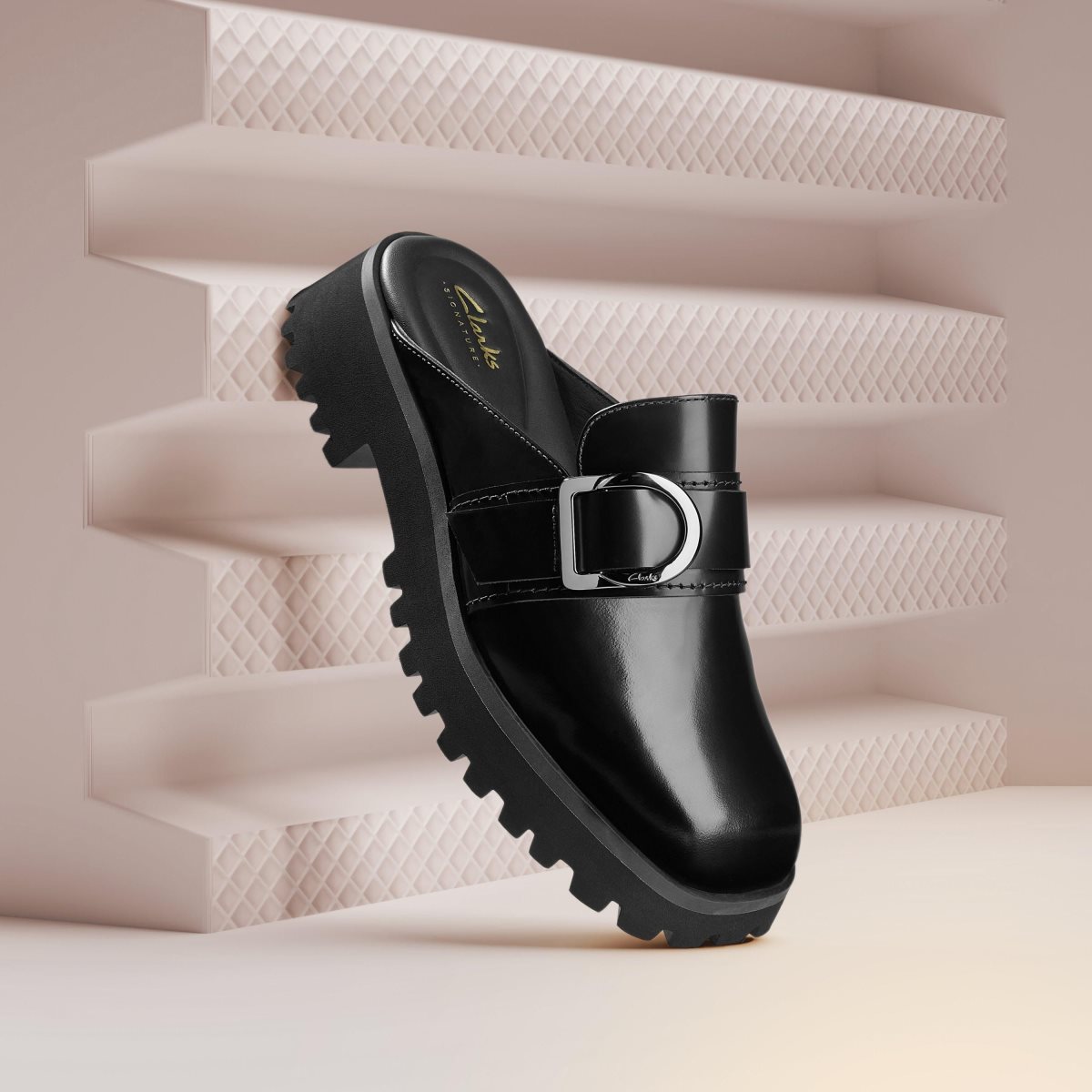 Clarks Stayso Free Black Leather Black | 5910WXPSZ