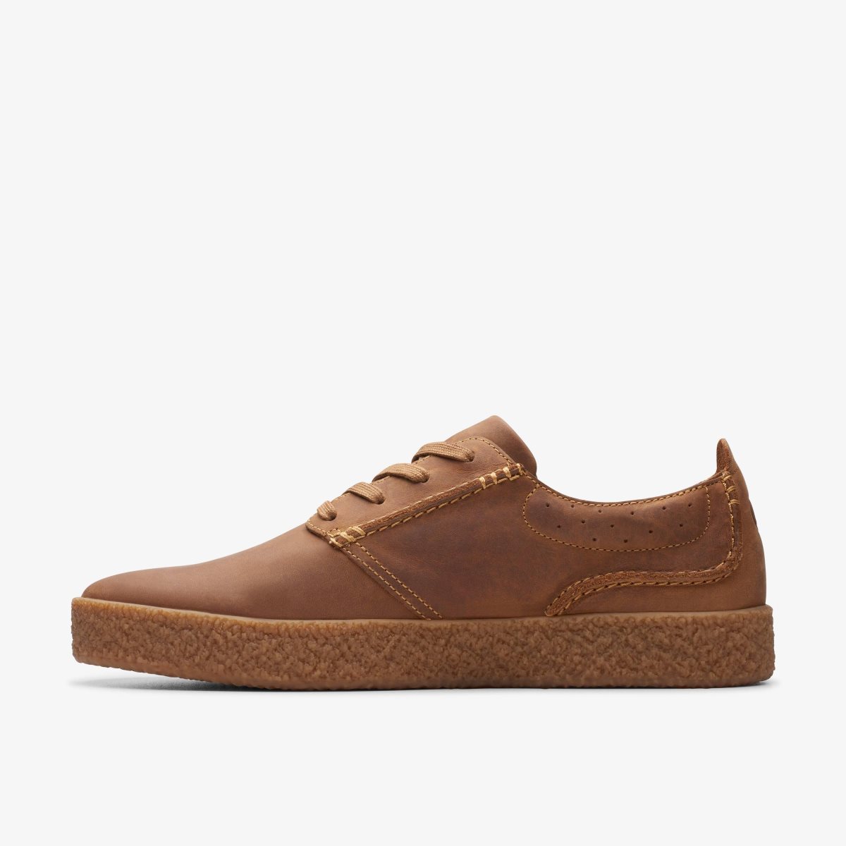 Clarks Streethill Lace Dark Tan Leather Dark Brown | 1624TBEFM