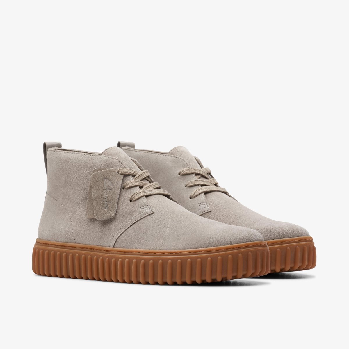 Clarks Torhill Desert Boot Light Grey Suede Light Grey | 5821UFTRZ