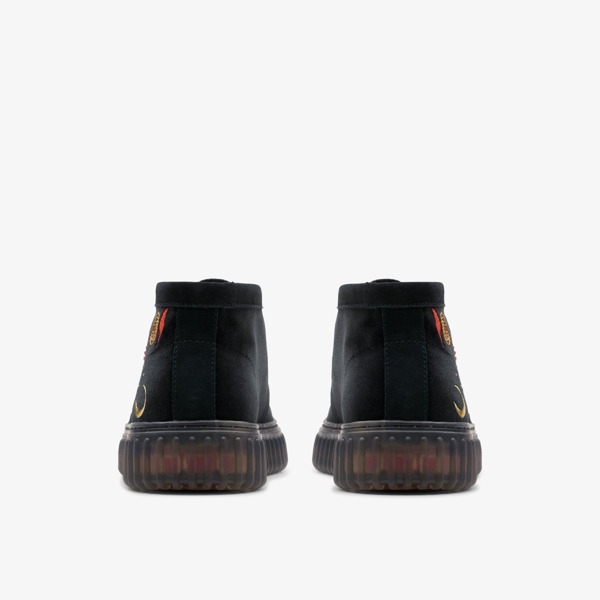 Clarks Torhill Hi Black Velvet Black | 1263JBVXZ