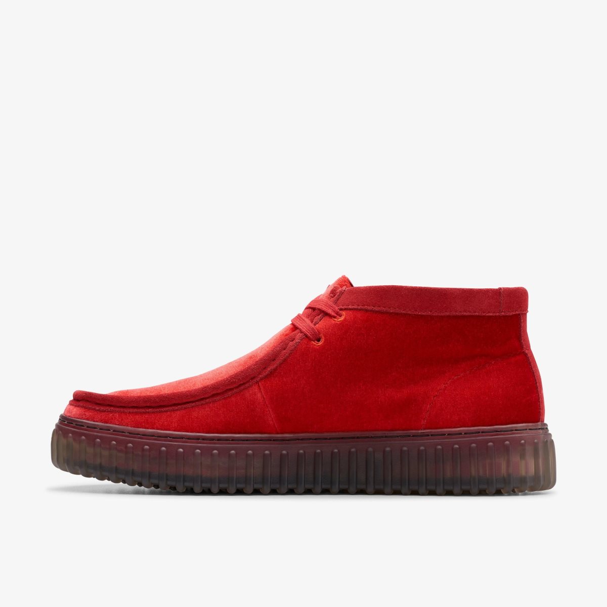 Clarks Torhill Hi Red Velvet Red | 9380SVTDU