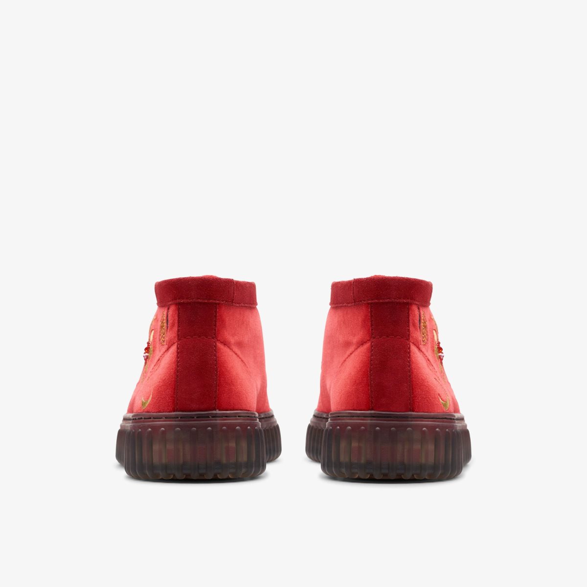 Clarks Torhill Hi Red Velvet Red | 9380SVTDU