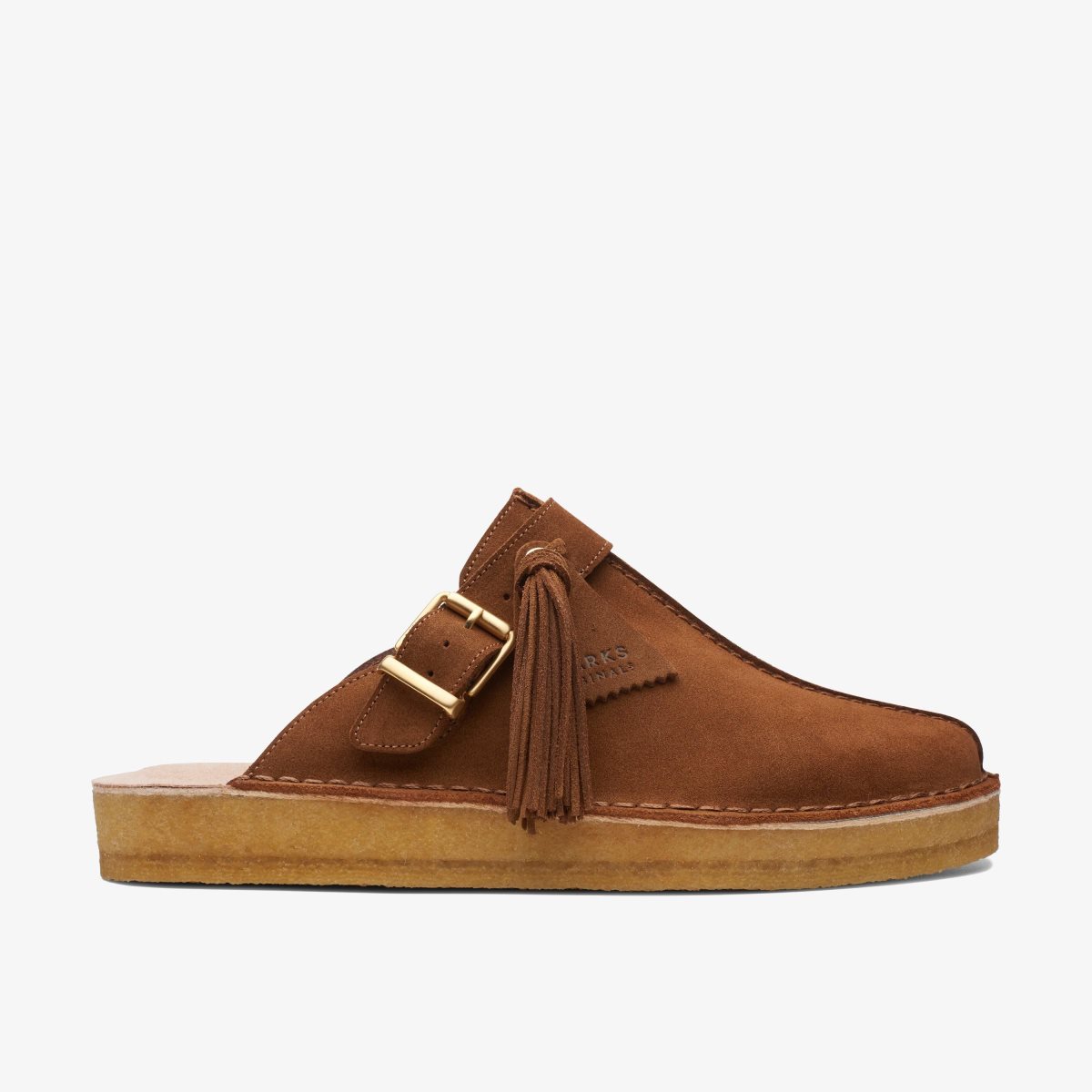 Clarks Trek Mule Caramel Suede Caramel | 8043KQSDN