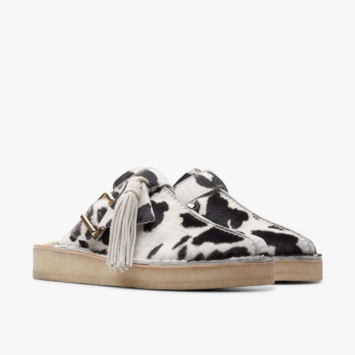 Clarks Trek Mule Cow Print HairOn Cow Print HairOn | 9154YHAKL