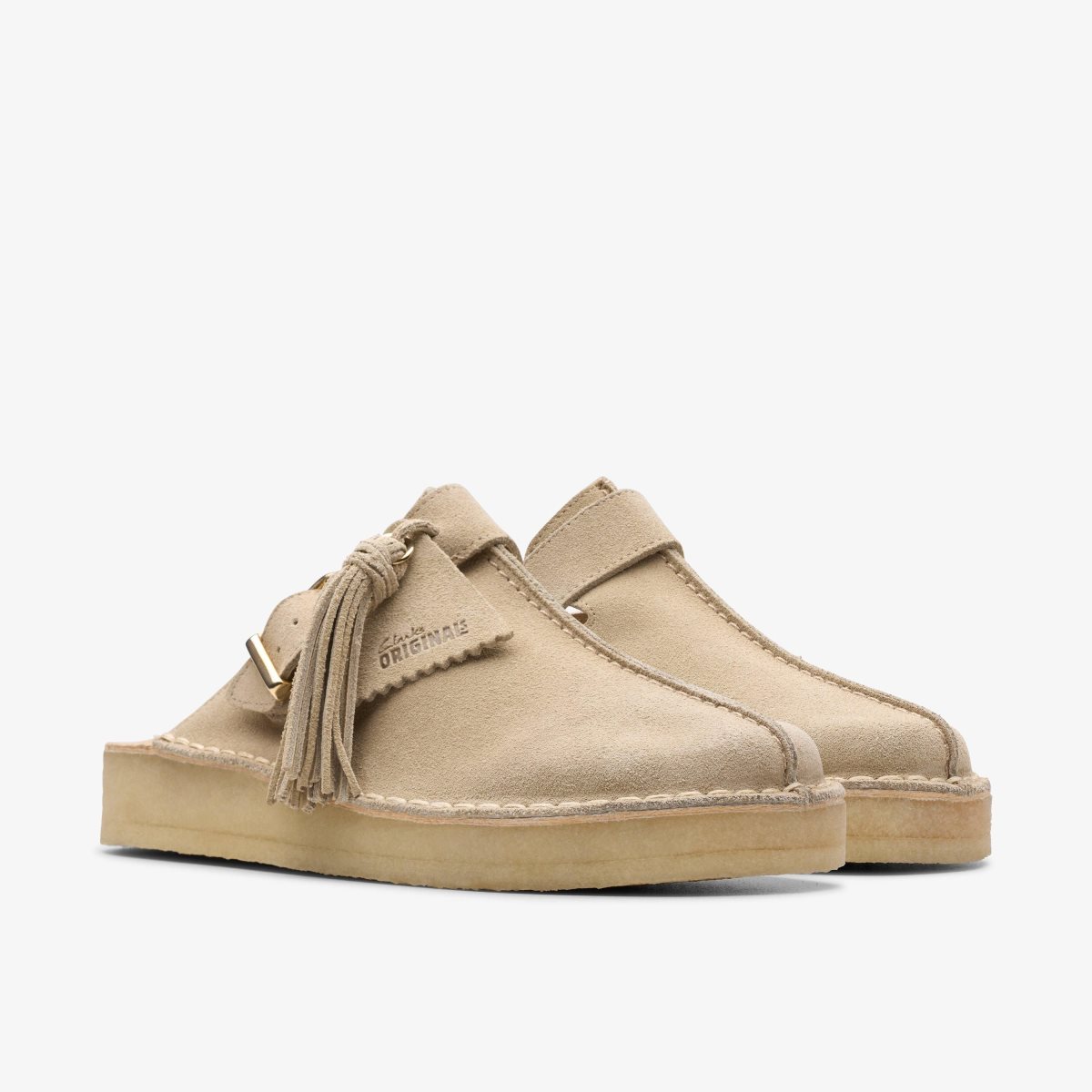 Clarks Trek Mule Sand Suede Brown | 6729PIZKE