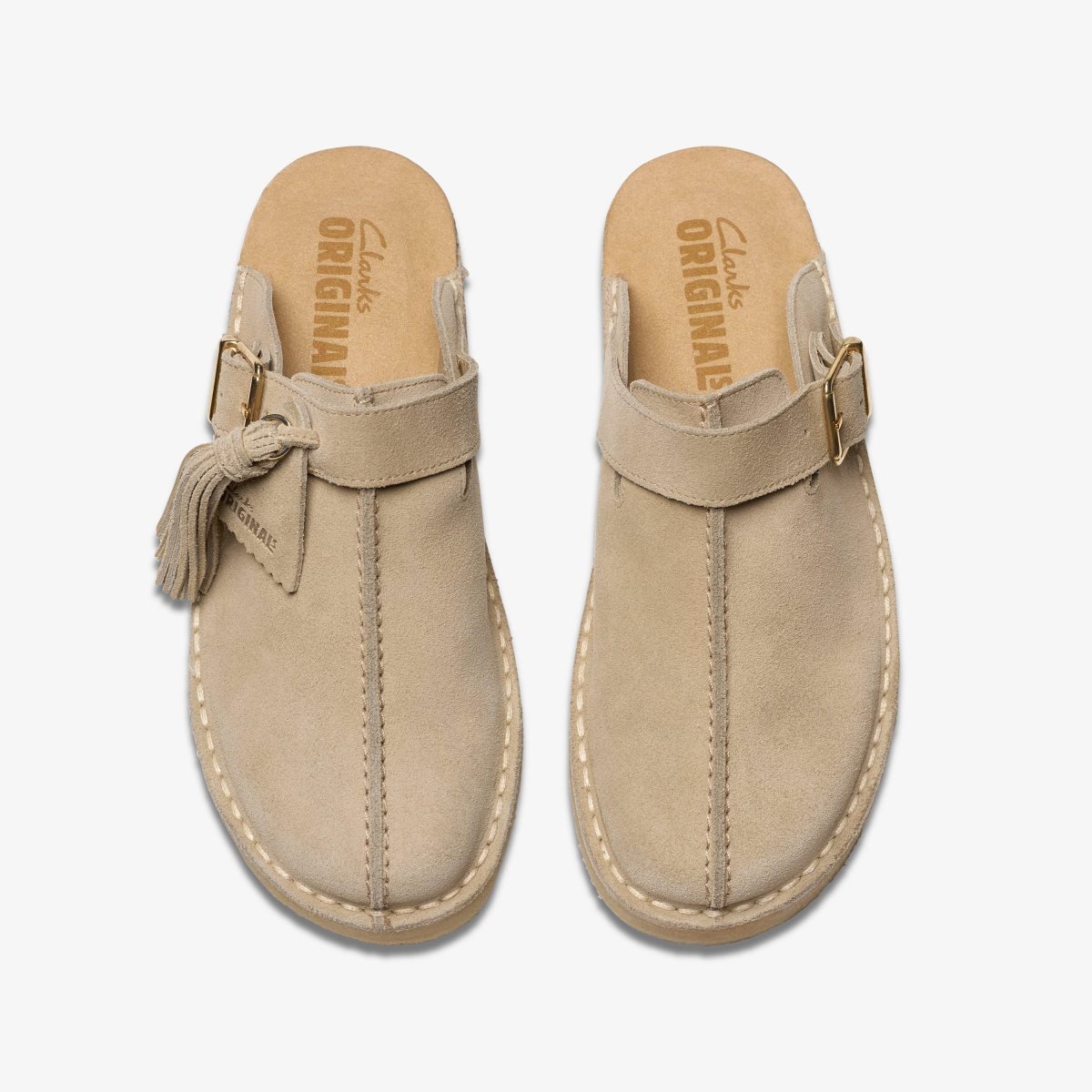 Clarks Trek Mule Sand Suede Brown | 6729PIZKE