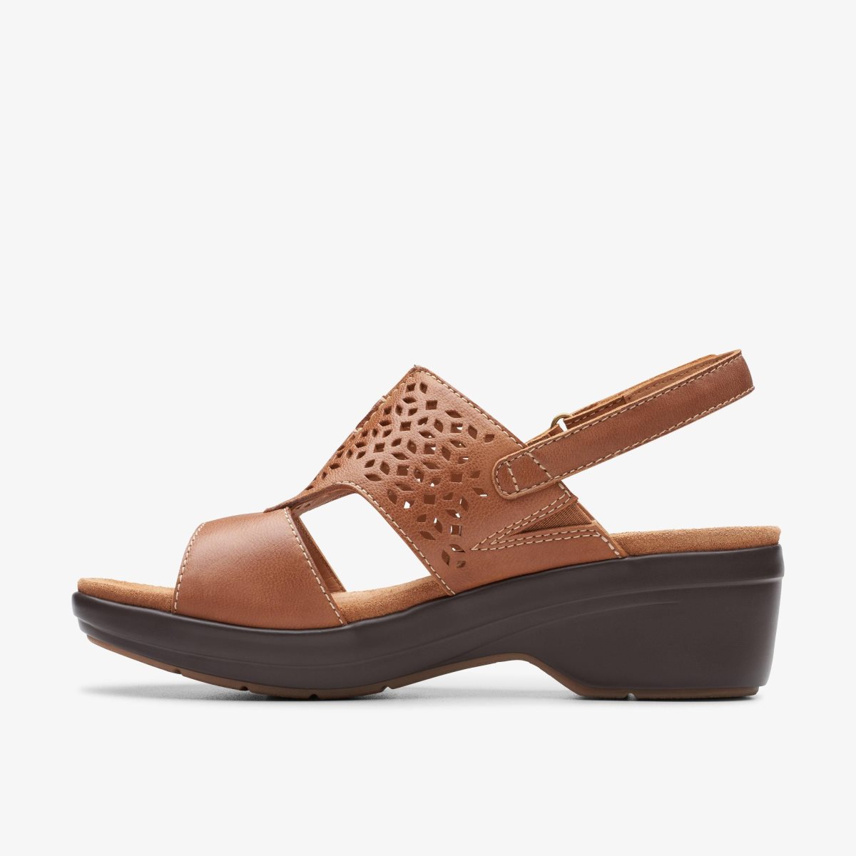 Clarks Tuleah Sun Tan Leather Brown | 6831TEPXO