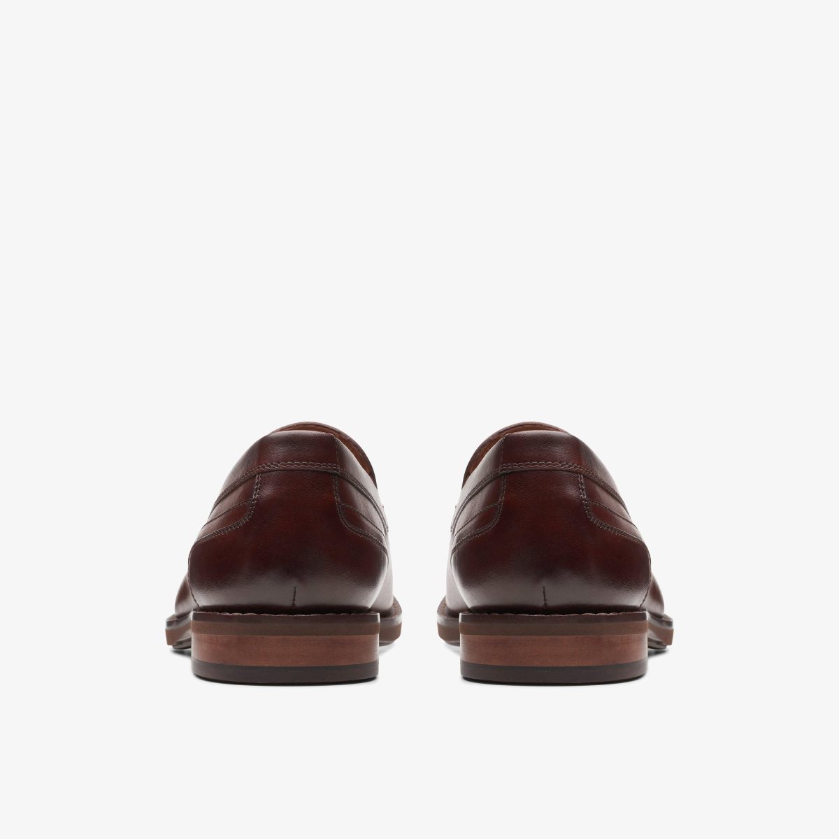 Clarks Un Hugh Step Brown Leather Brown | 0246JTEWZ