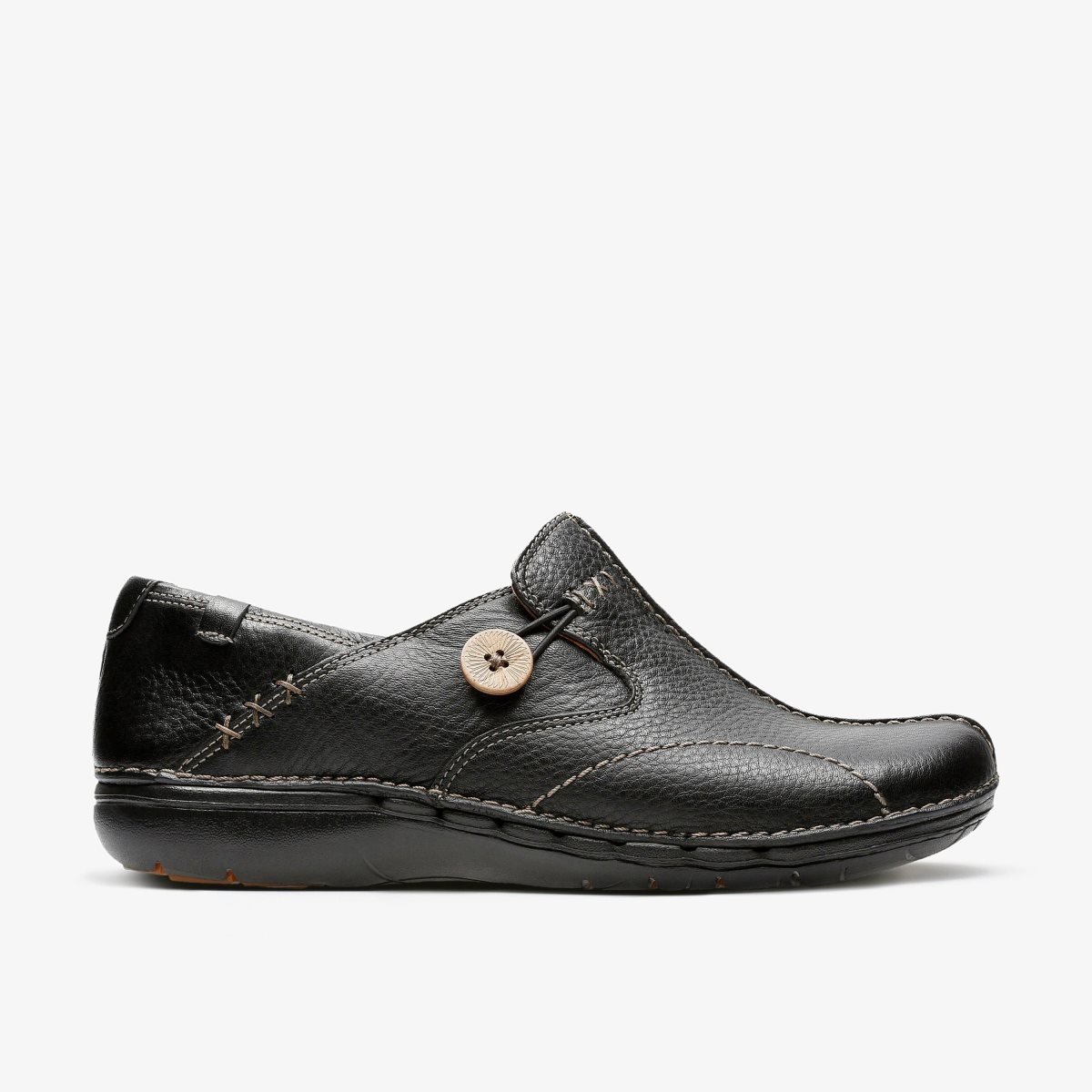 Clarks Un Loop Black Black | 1640DEIKM