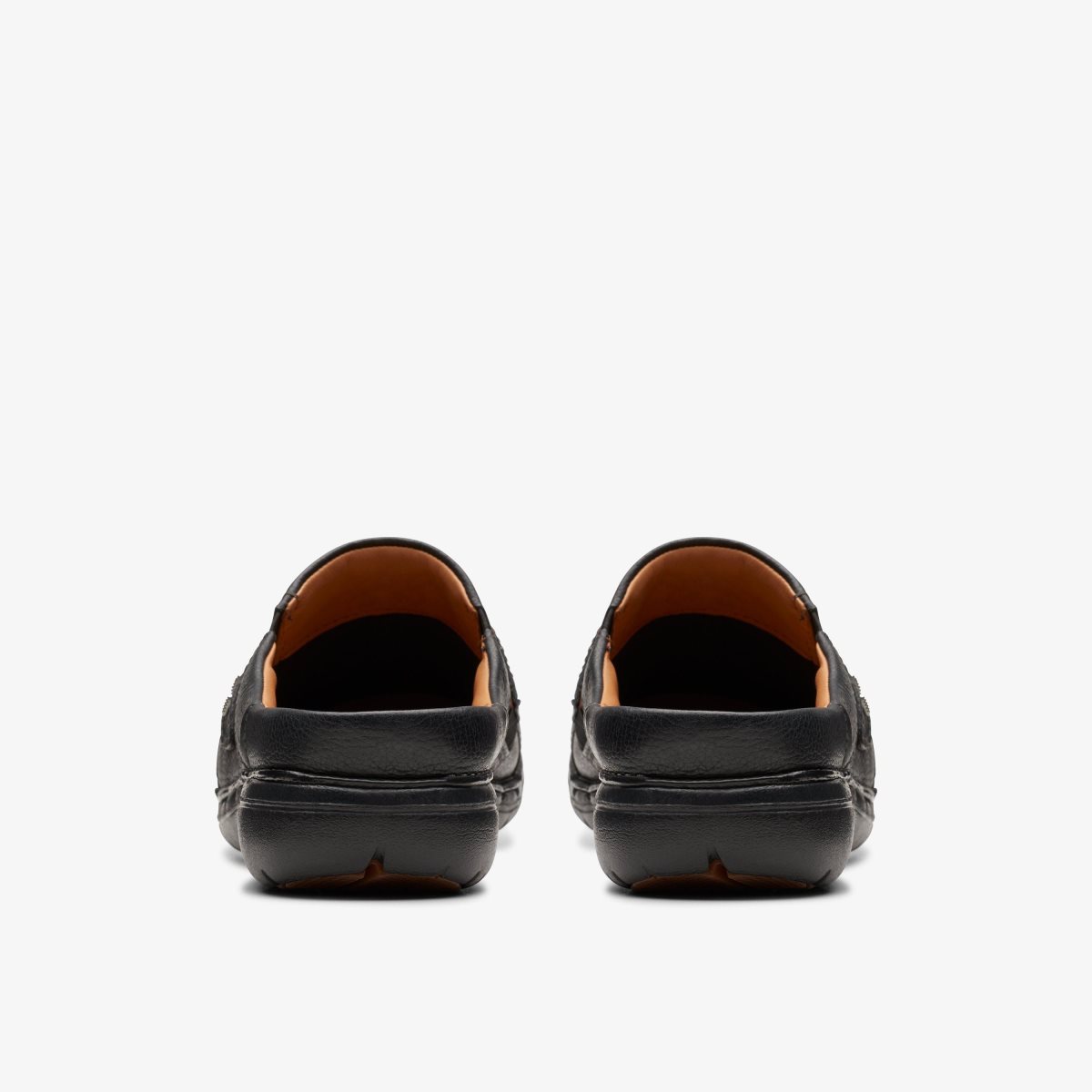 Clarks Un Loop Ease Black Leather Black | 2164FLJHN