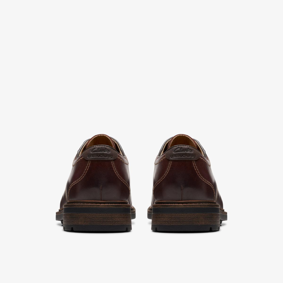 Clarks Un Shire Low Brown Leather Brown | 1657ILFBH