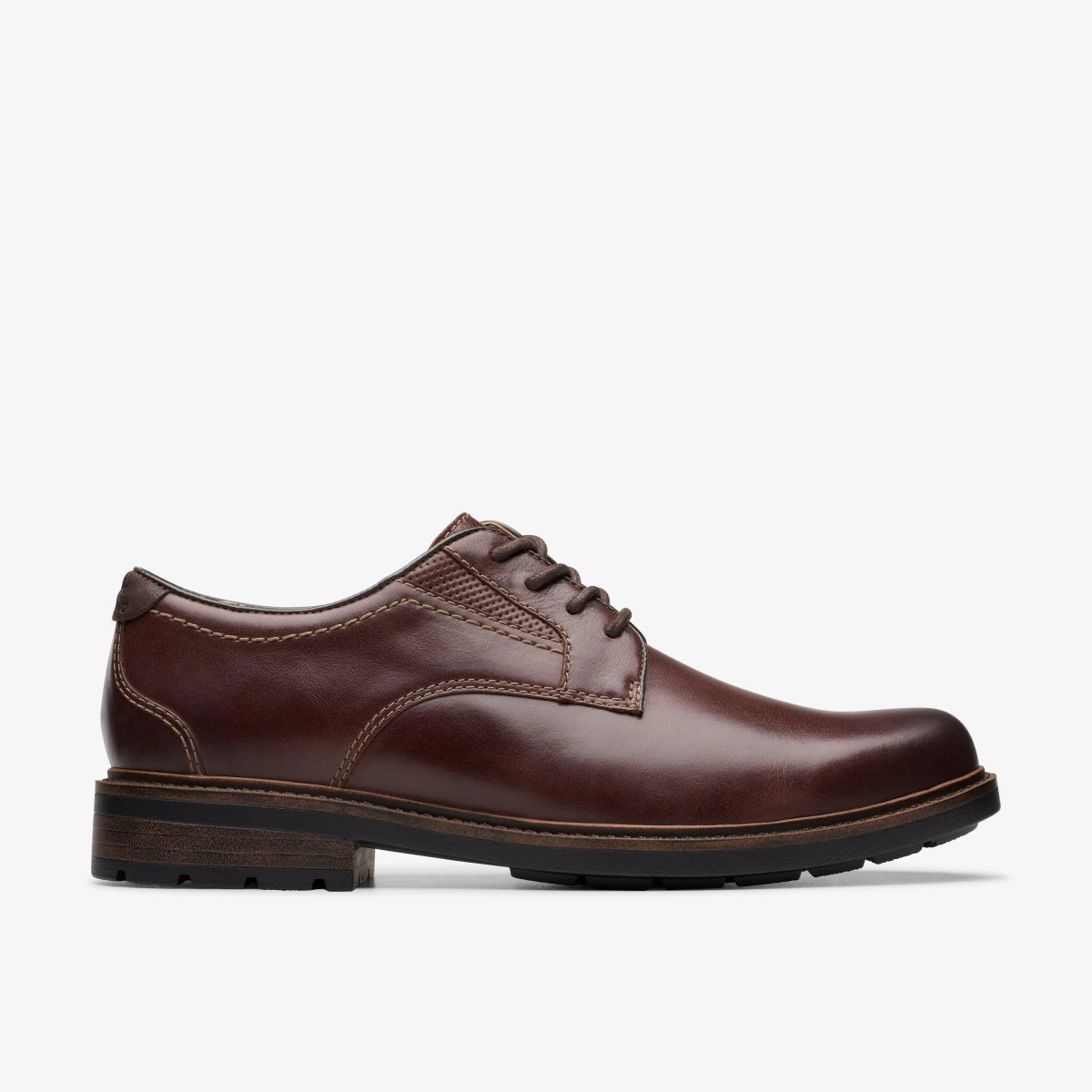 Clarks Un Shire Low Brown Leather Brown | 1657ILFBH