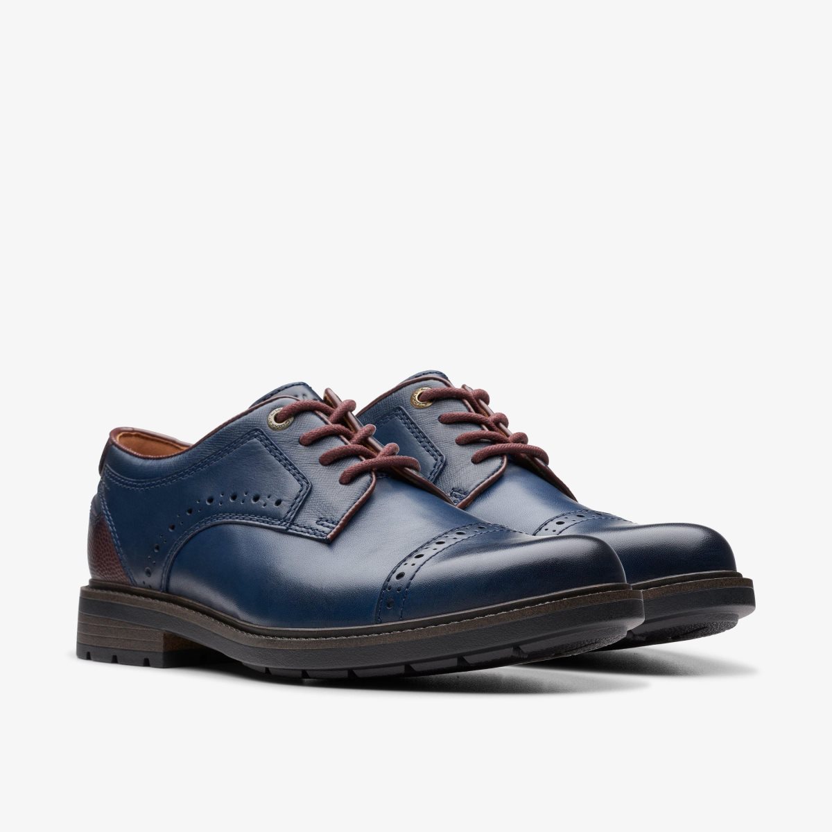 Clarks Un Shire Vibe Navy Combination Navy | 1278MDYGQ