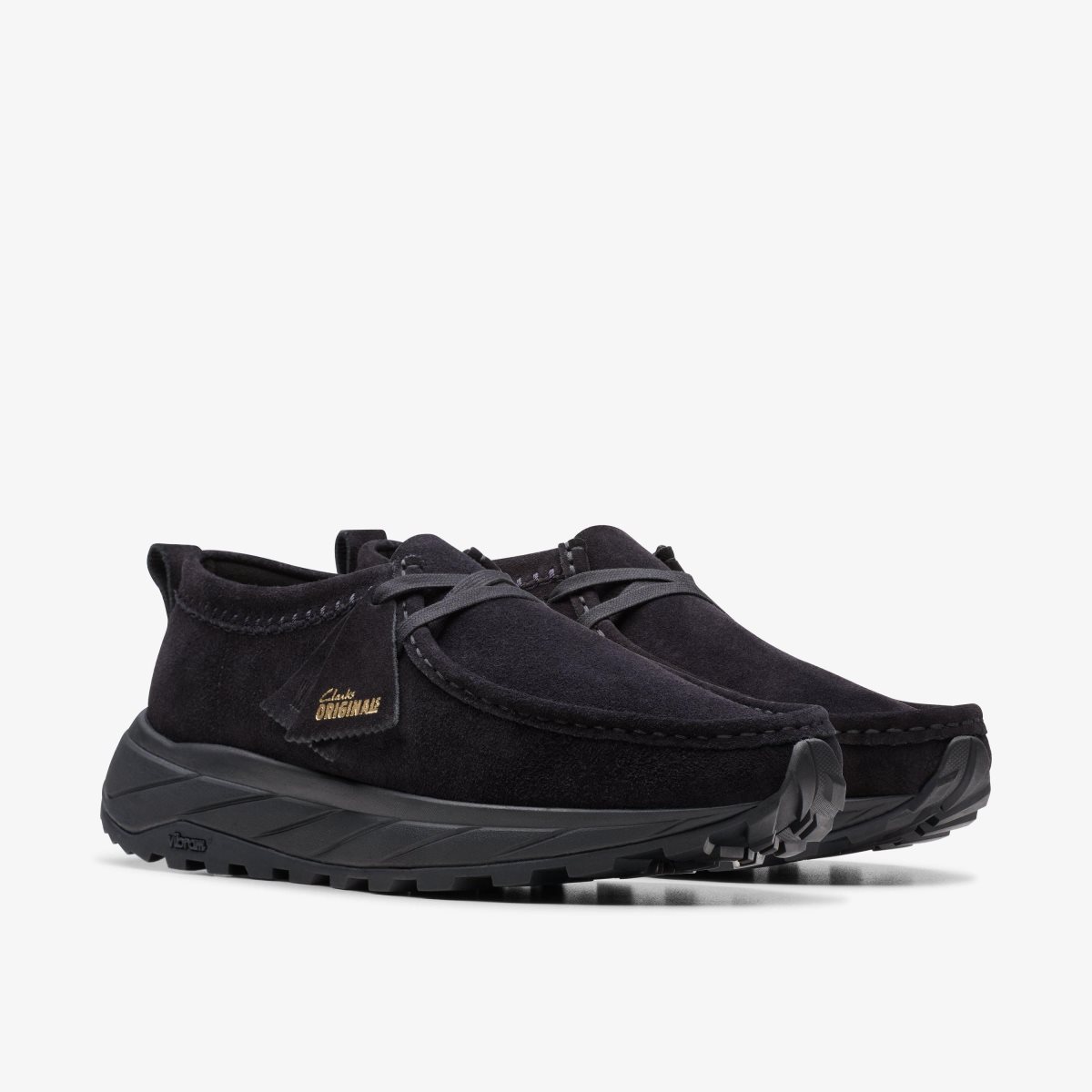 Clarks Walla Eden Lo Black Suede Black | 3197FQBIW