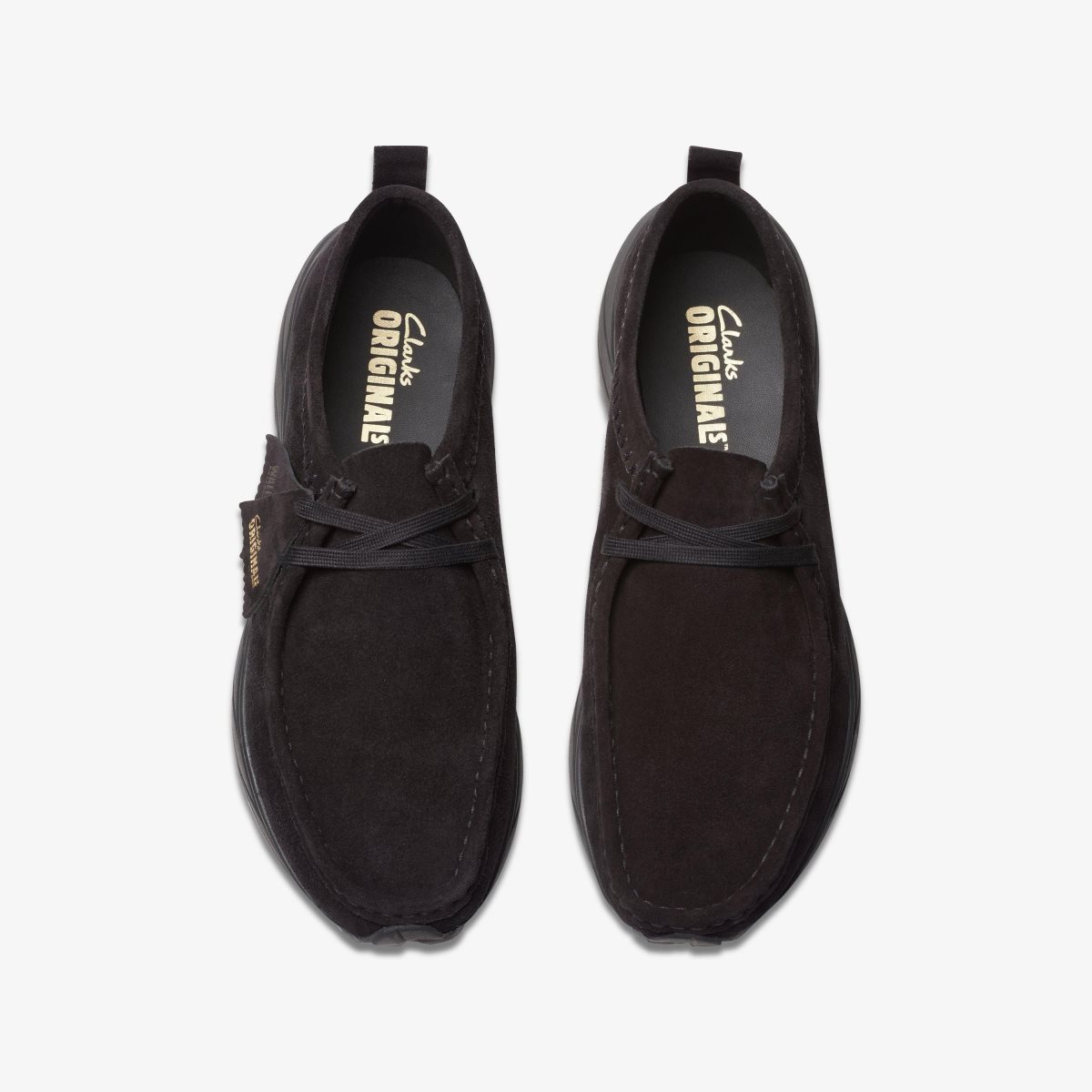 Clarks Walla Eden Lo Black Suede Black | 3197FQBIW