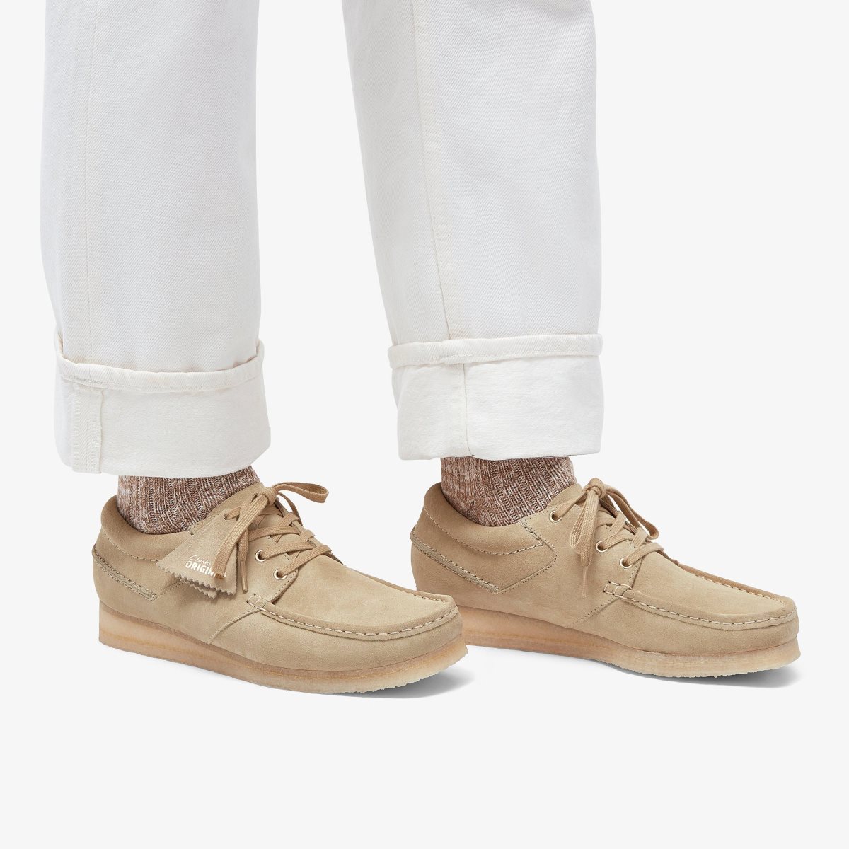 Clarks Wallabee Boat Maple Suede Maple | 0519QJRTO